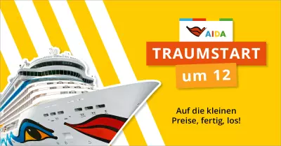 Traumstart ab 12 Uhr Mittelmeer mit AIDAcosma & AIDAstella